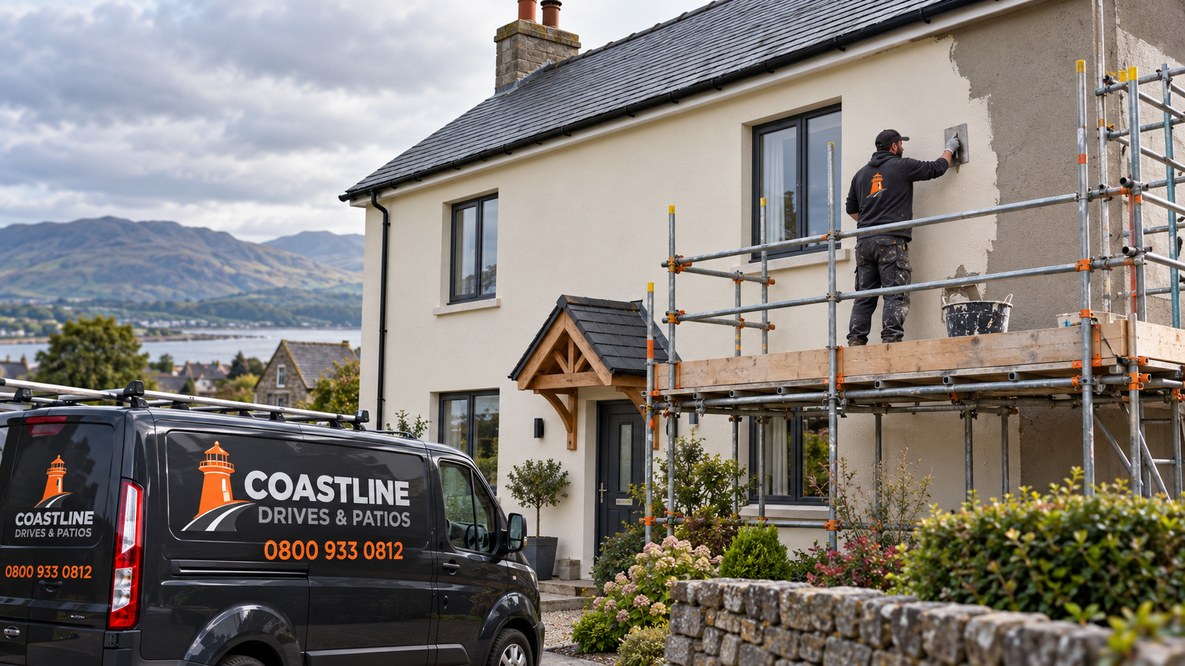 Rendering service and finish detail